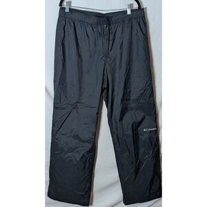 Columbia Omni-Tech Rain Pants Men's Large Black Waterproof Breathable Outdoor